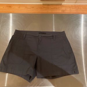 Womens PrAna shorts. Size 12. Indigo type color.